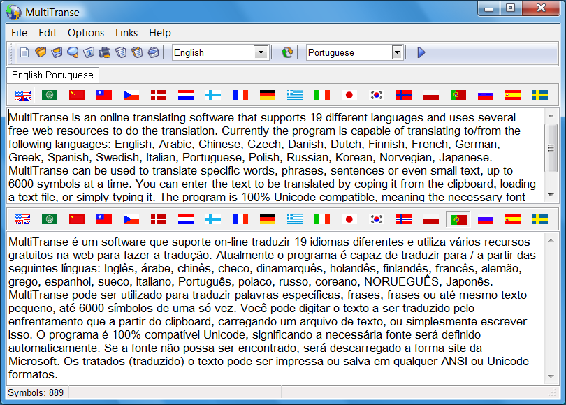 Portuguese Translation. European and.