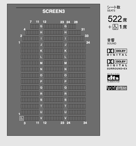 ｔｏｈｏシネマズ 日劇 スクリーン 3 みぃのブログ