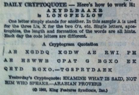 Cryptogram - Wikipedia, the free.