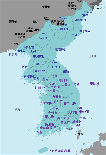 「北朝鮮地図」の画像検索結果