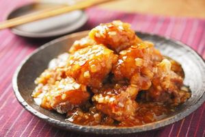 鶏の唐揚げ甘酢ソース