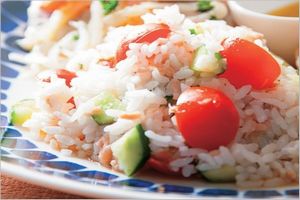 ツナとトマトのライスサラダ