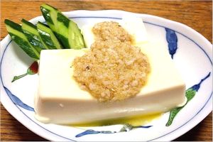 ジンジャー冷ややっこ