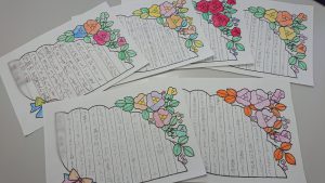 キャリア教育講演会後 子供達が書いてくれたお礼の感想文が届きました 宇部市美容室 美容院トリニティ 冨田貴史 美容師ランナートミテン