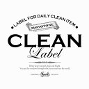 《ネコポスOK》レトロラベル(クリーン)