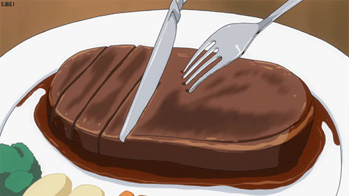 アニメの飯テロGIF | 再現!?アニメご飯☆